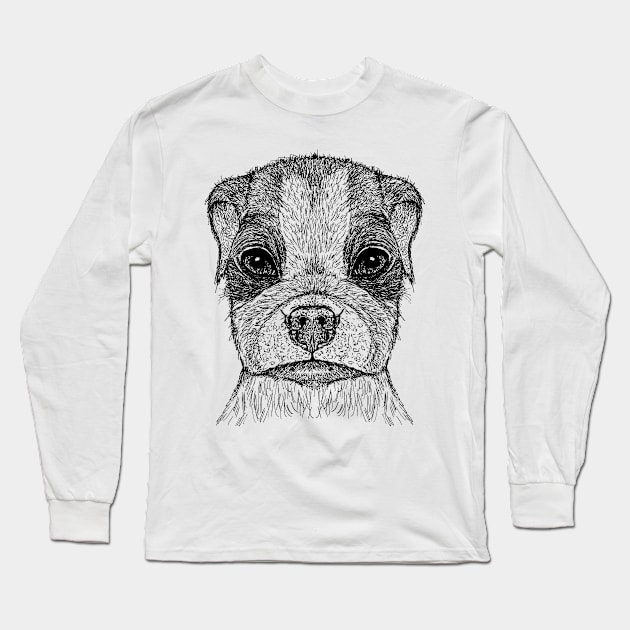 Dog 10 Long Sleeve T-Shirt by msmart